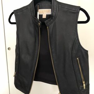 Michael Kors Leather Vest